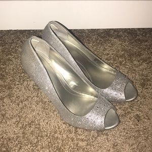 Silver heels